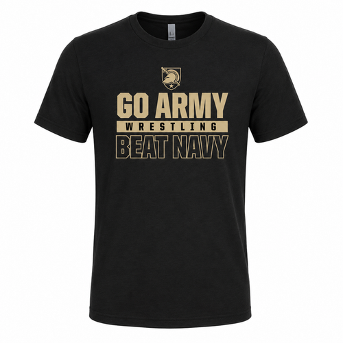 Army "GO ARMY WRESTING BEAT NAVY" blend shirt