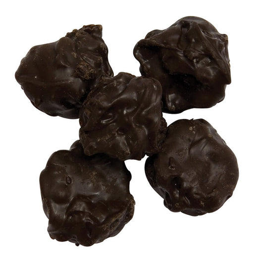 Asher's Dark Chocolate Covered Raisin Cluster Candy - 5 LB