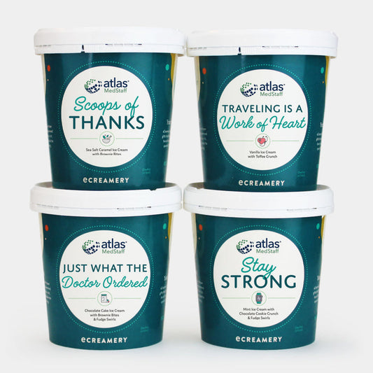 Atlas MedStaff Corporate Ice Cream Gift - 4 Pints