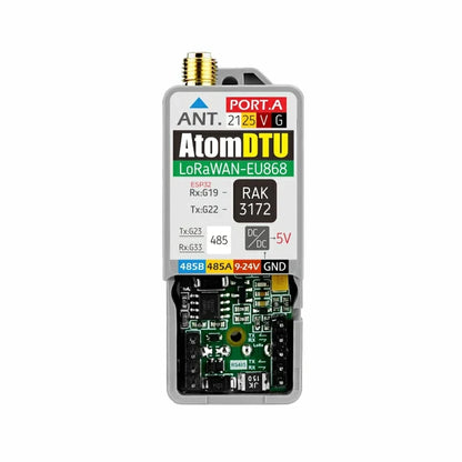 Atomic DTU LoRaWAN Base - EU868 (STM32WLE5CC) - m5stack-store