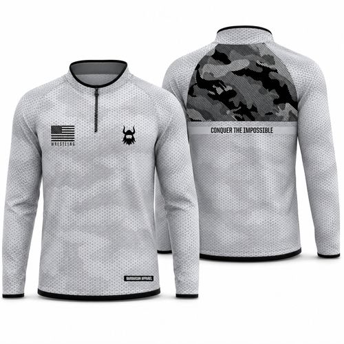 BA 1/4 Gray Camo Jacket