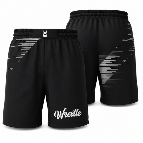 BA Black Wrestle Shorts