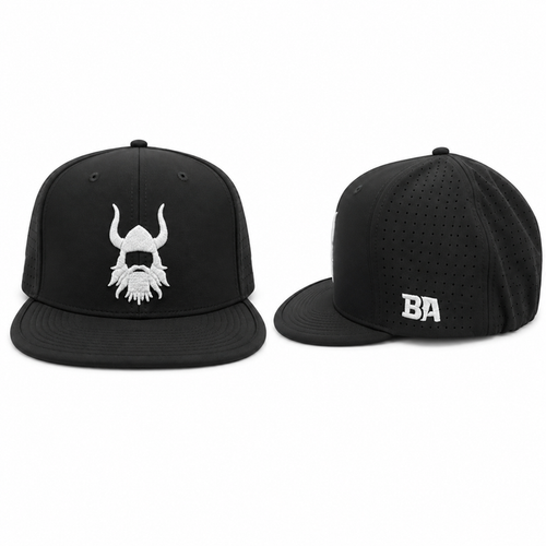 BA Flat Bill Laser Mesh Flex Hat