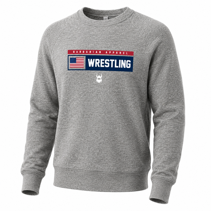 BA Grey USA Crewneck