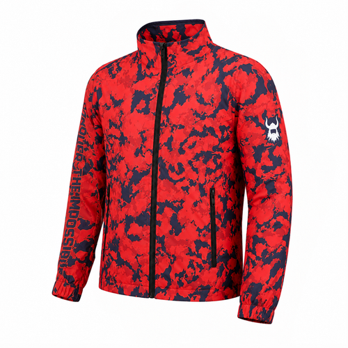 BA Orange Camo Full-Zip Jacket