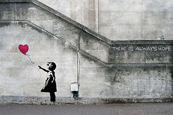 Banksy balloon Girl wall art Banksy Street Art Graffiti Balloon girl