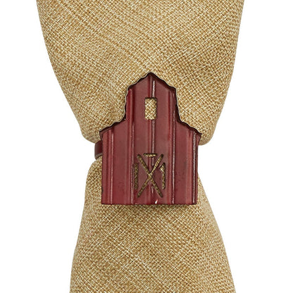 red Barn Napkin Ring
