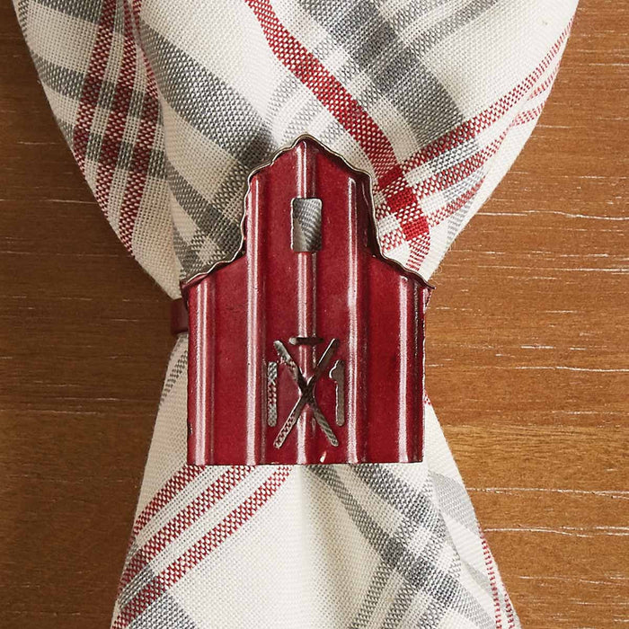 farmhouse metal napkin ring