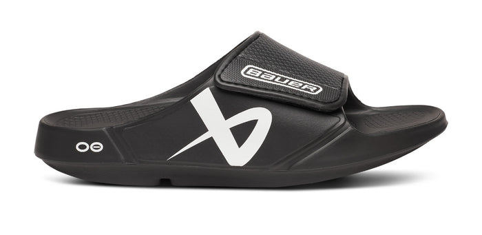 BAUER/OOFOS Women's OOahh Sport Flex Sandal – Black