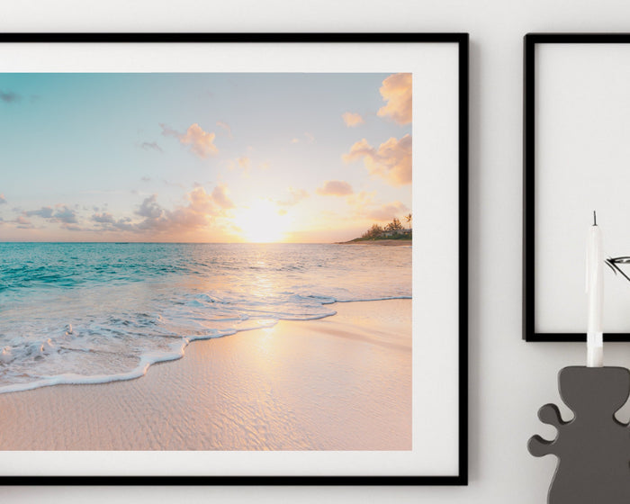 Beach wall art print home wall decor beach art