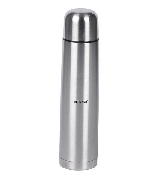 Bergner 750ml Vacuum Flask is made with superior insulation that keeps liquids hot or cold drinks for up to hours. It is ideal for carrying to work, picnics, day-long trips where hot or cold beverages are needed - SG-3602 Pie's Variety Store