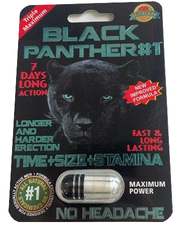 Black Panther 10000K Dietary Supplement 1ct 24pk