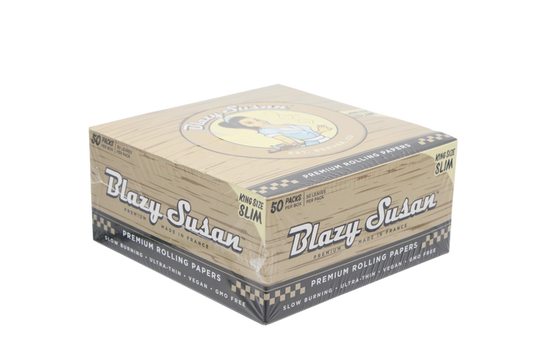 Blazy Susan King Size Slim Unbleached Rolling Papers 50ct