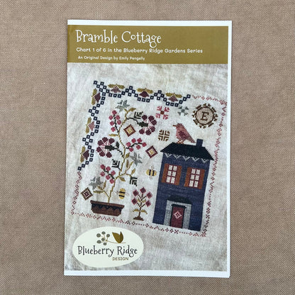 Blueberry Ridge Design - Bramble Cottage - Cross Stitch Chart and/or Roxy Floss Co Threads
