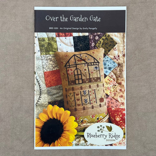 Blueberry Ridge Design - Over the Garden Gate - Cross Stitch Chart and/or Roxy Floss Co Threads