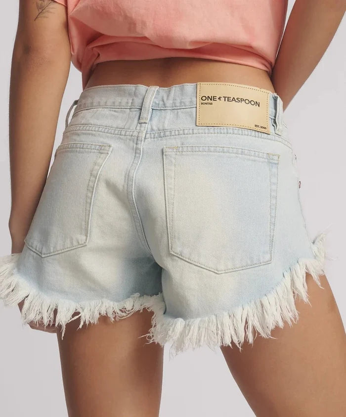 Shorts One Teaspoon Bonitas Low Waist Denim Short Le Surf Apoella