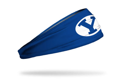 Brigham Young University: Y Logo Royal Big Bang Lite Headband - View 2