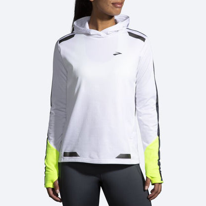 Brooks Women's Run Visible Thermal Hoodie Apparel Brooks
