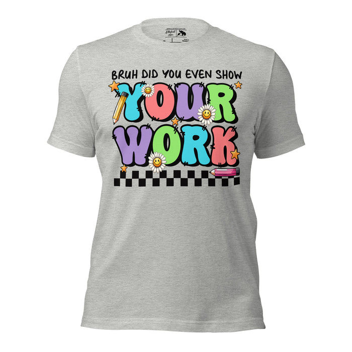 Funny gift idea for math teachers featuring a bold graphic tee
