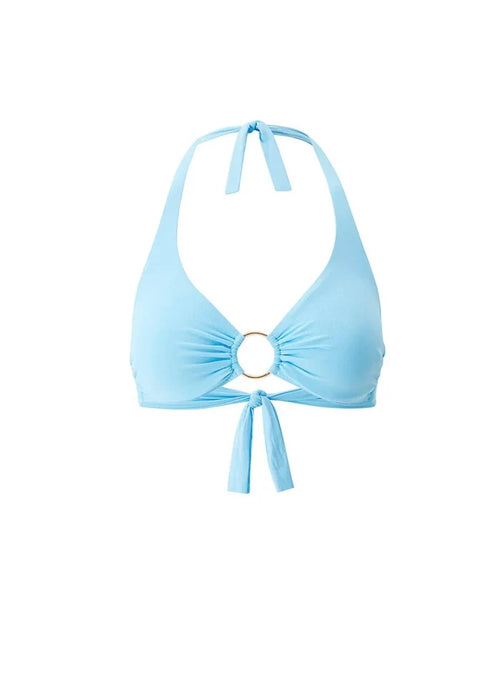 Bikini Melissa Odabash Brussels Halter Hoop Bikini Top Celeste Apoella