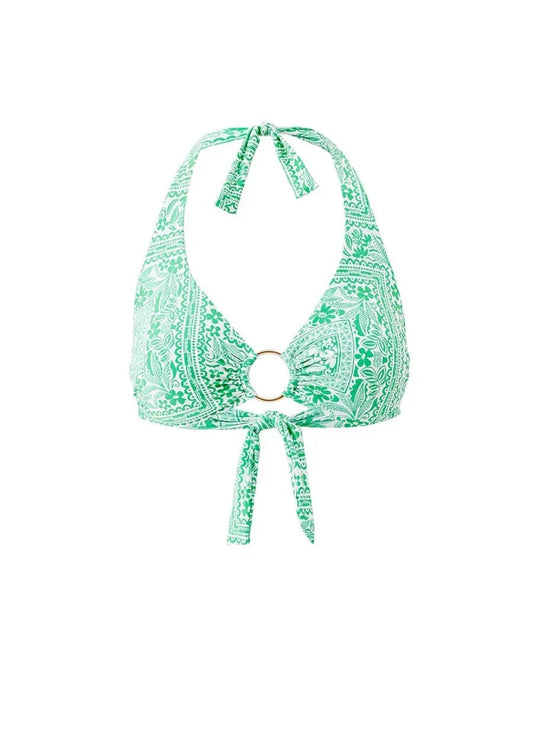 Bikini Melissa Odabash Brussels Halter Hoop Bikini Top Medina Apoella