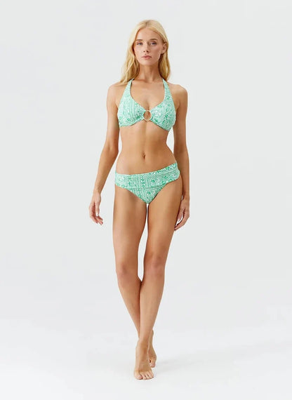 Bikini Melissa Odabash Brussels Halter Hoop Bikini Top Medina Apoella
