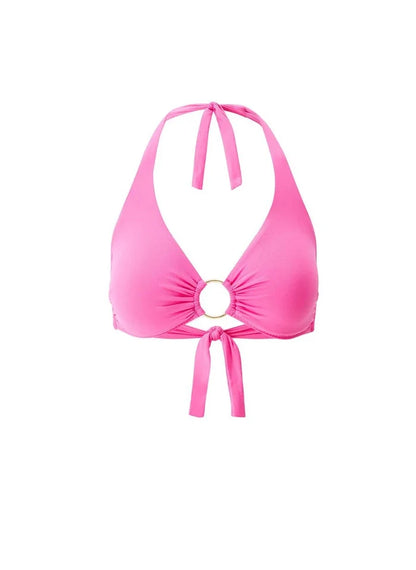 Bikini Melissa Odabash Brussels Halter Hoop Bikini Top Watermelon Apoella