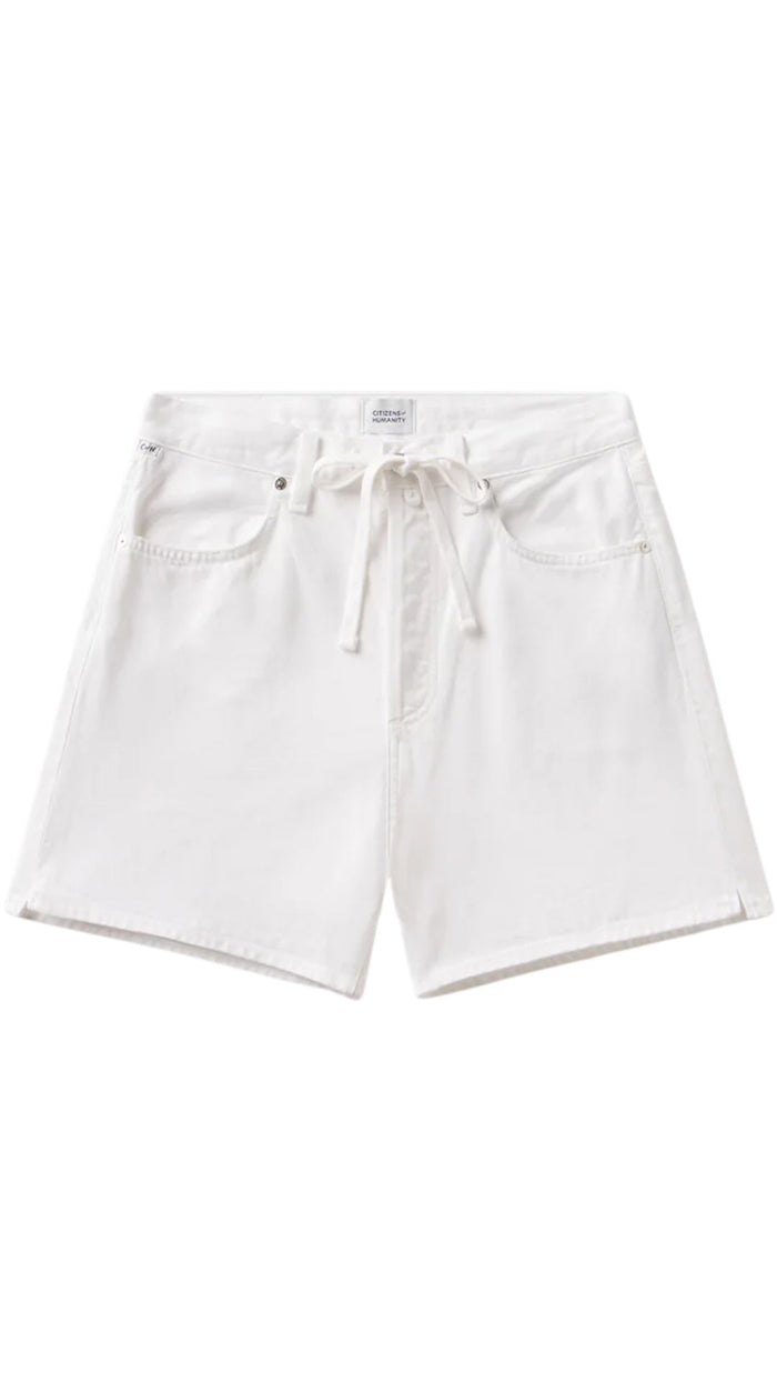 Brynn Drawstring Short-Denim-Uniquities