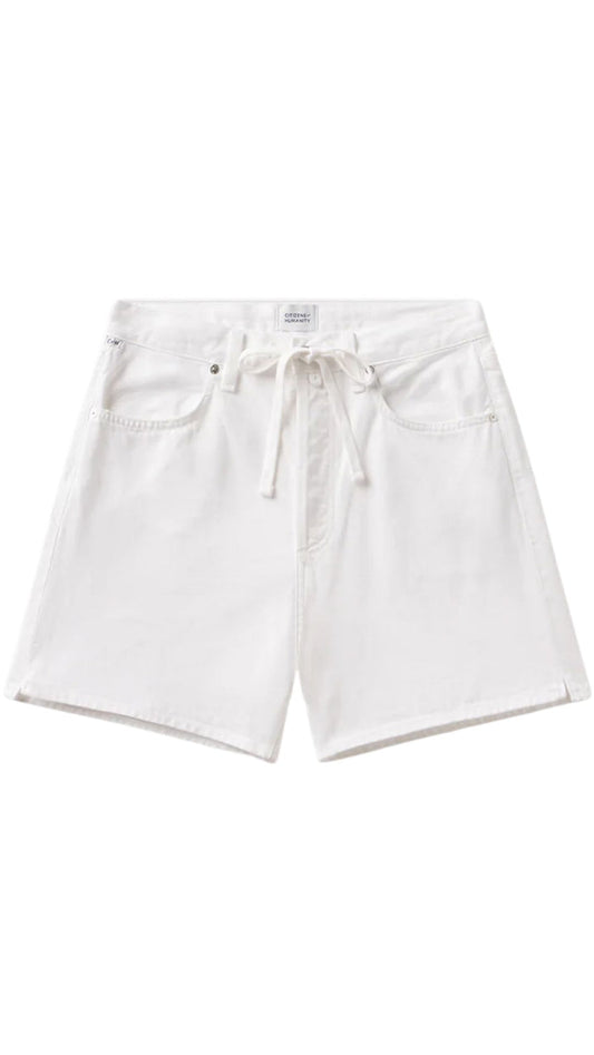 Brynn Drawstring Short-Denim-Uniquities