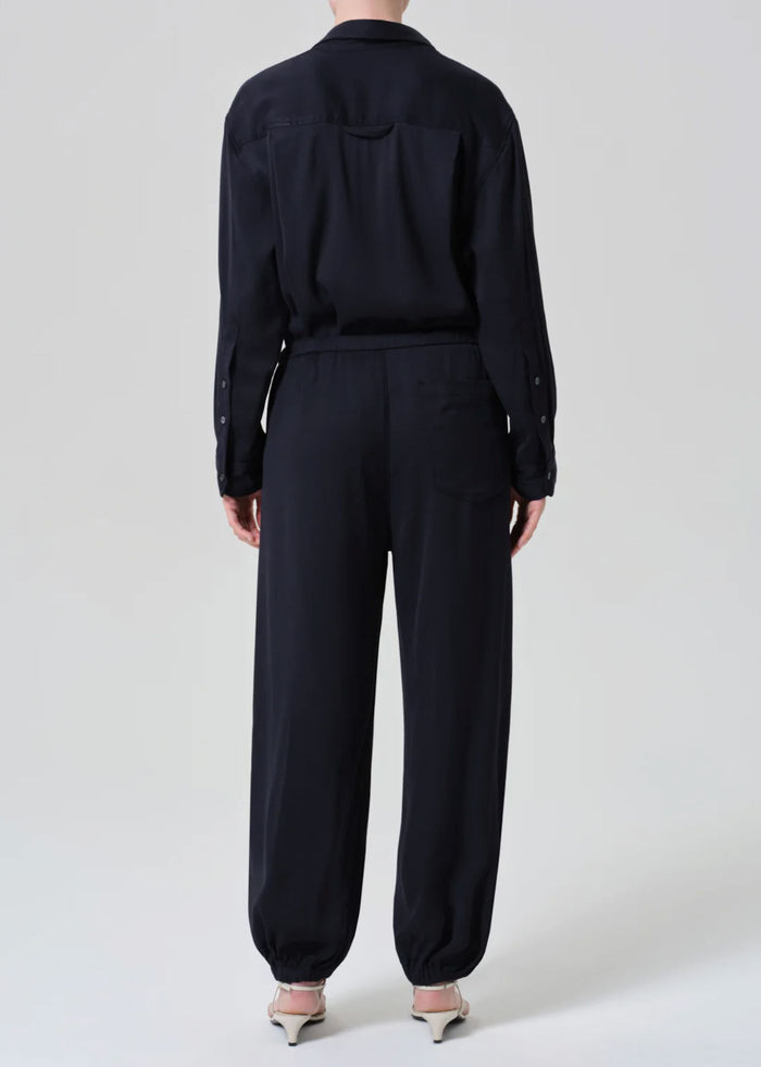 Bubble Pull On Twill Pant-Denim-Uniquities