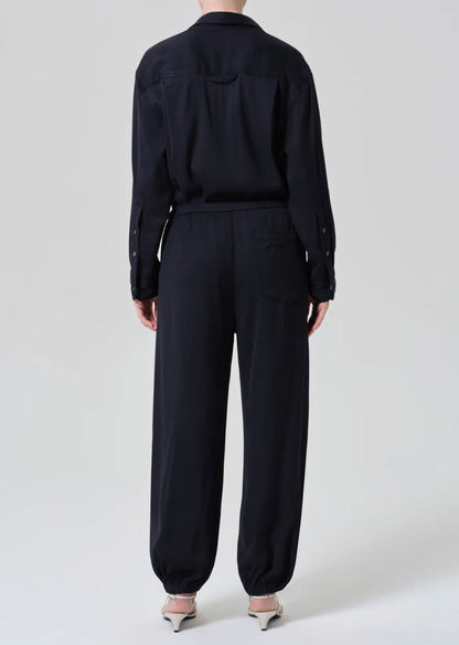 Bubble Pull On Twill Pant-Denim-Uniquities