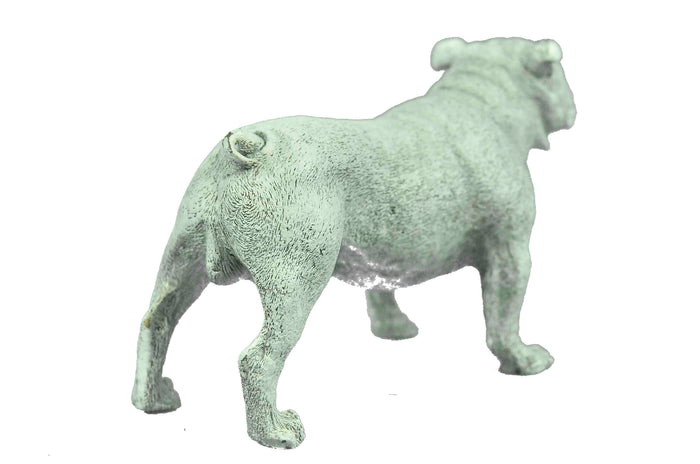 Bulldog Mascot Vintage 100% Solid Bronze Gift for Him Bookend Sculpture Figure