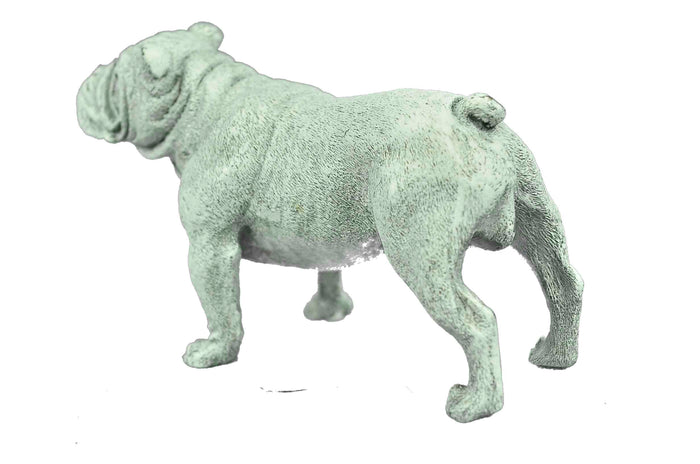 Bulldog Mascot Vintage 100% Solid Bronze Gift for Him Bookend Sculpture Figure