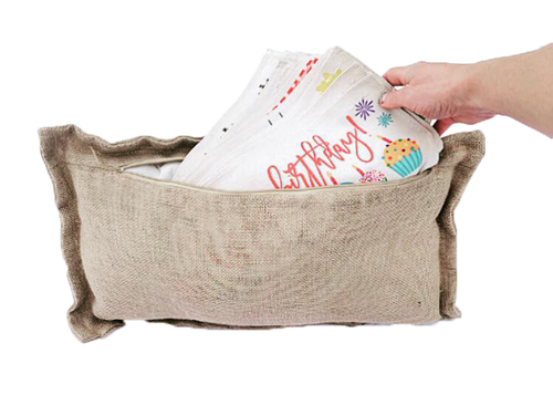 Burlap: Pillow ONLY (with insert)