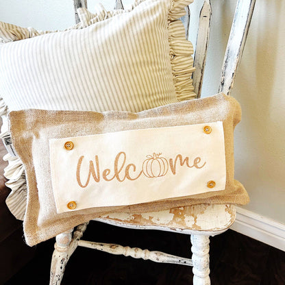 Burlap: Pillow ONLY (with insert)