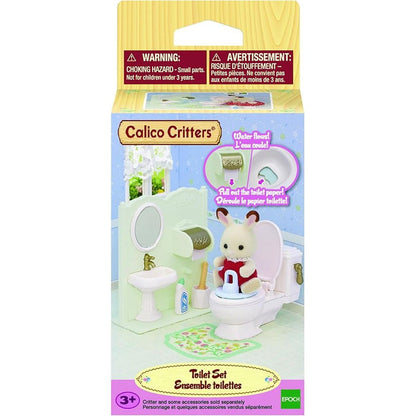 Calico Critters Toilet Furniture and Accessories Set