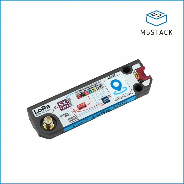 Cap LoRa 1262 for Cardputer Adv (SX1262, ATGM336H) - m5stack-store