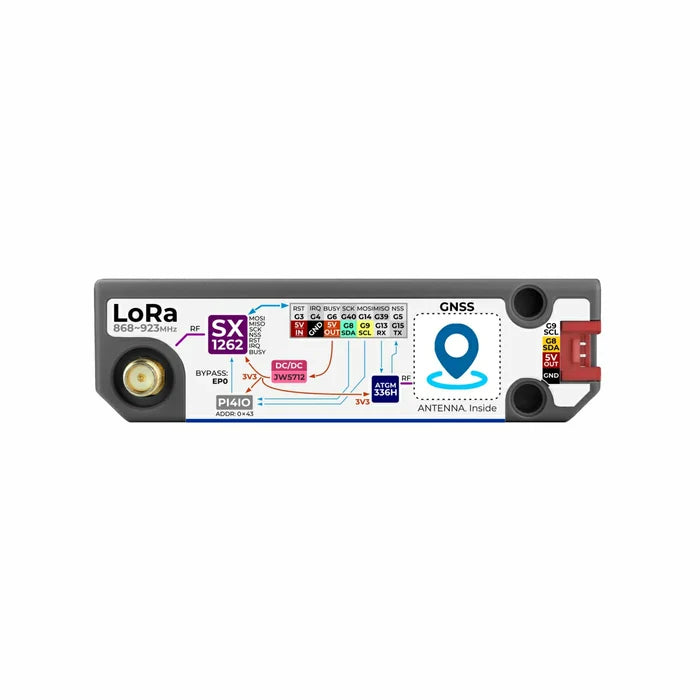 Cap LoRa 1262 for Cardputer Adv (SX1262, ATGM336H) - m5stack-store