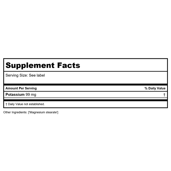 Cardiovascular Research Liposomal Magnesium ATP 60 Tablets - Supplement Facts panel