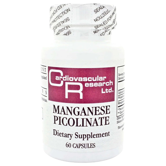 CardioVascular Research Manganese Picolinate 60 Capsules - The Oasis of Health