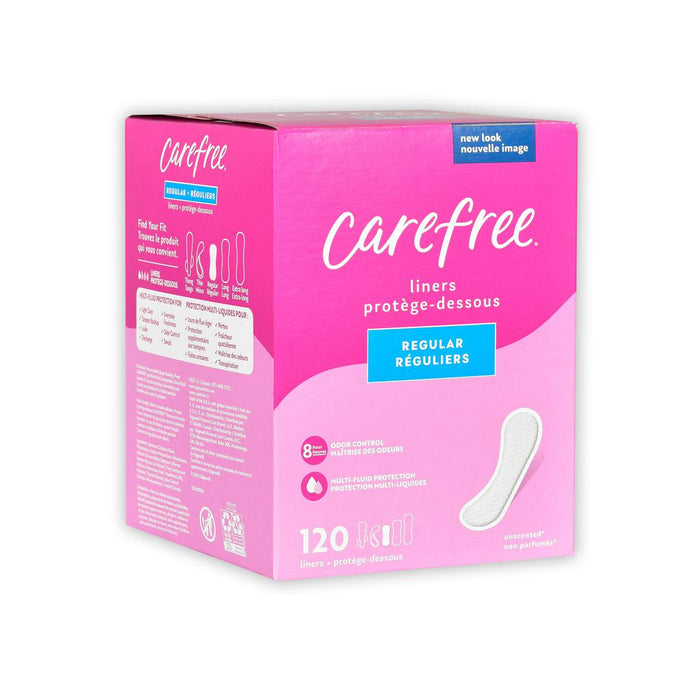 Carefree Panty Liners Regular 120 Units -293260 ebuystt
