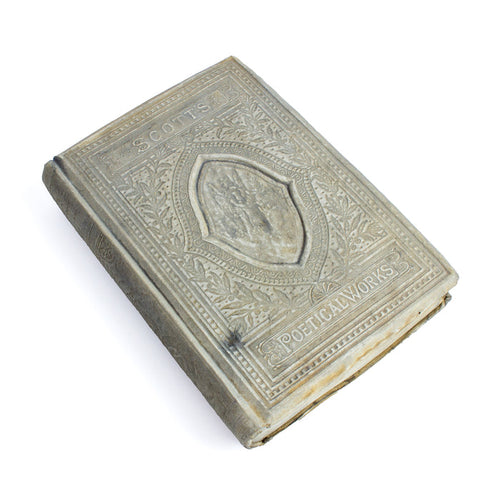 Cast Stone Book - Medium Scott's Poetic Works
