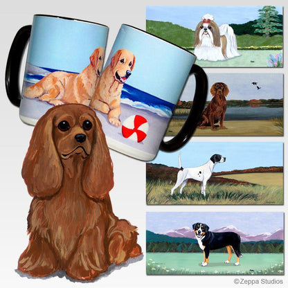 Cavalier King Charles Spaniel Scenic Mug