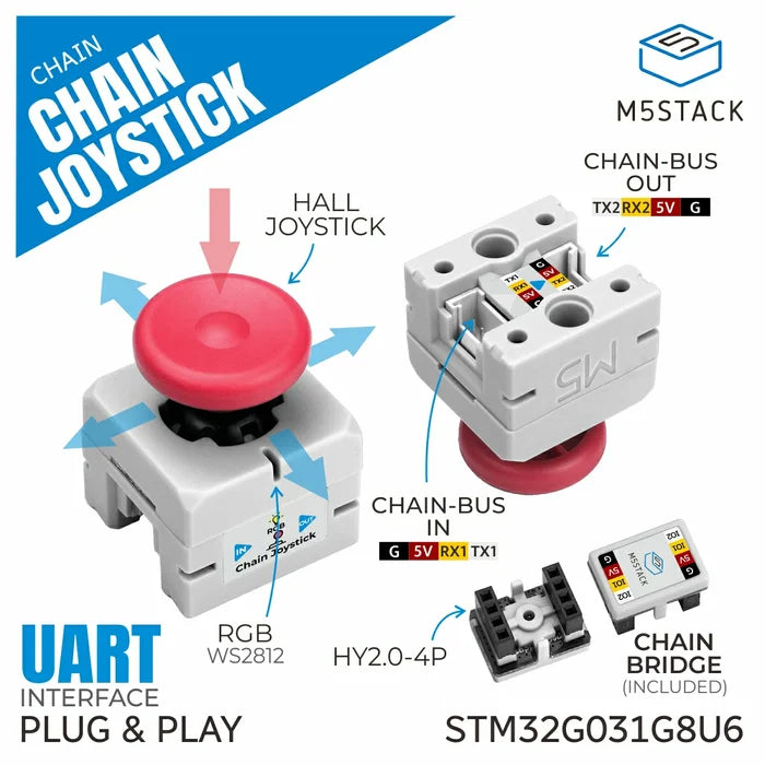 Chain Joystick (STM32G031) - m5stack-store