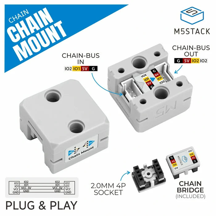 Chain Mount Brick with Chain Bridge - m5stack-store