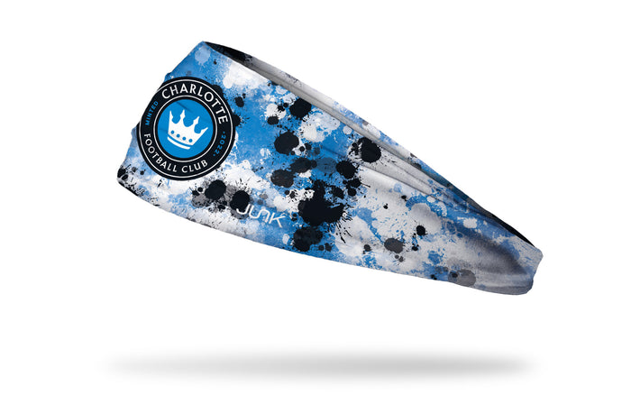 Charlotte FC: Splatter Big Bang Lite Headband - View 1