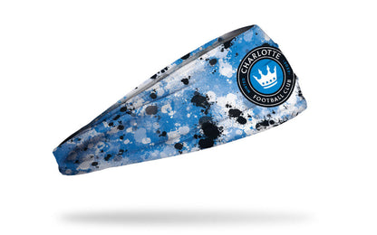 Charlotte FC: Splatter Big Bang Lite Headband - View 2