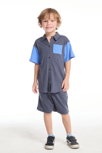 Chaser | Boys Modal Slate Short
