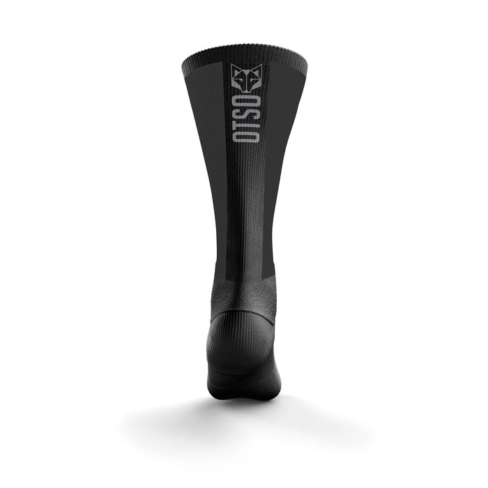 Chaussettes UltraLight - Black & Silver Grey