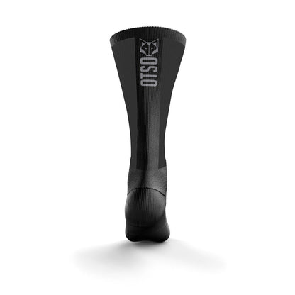 Chaussettes UltraLight - Black & Silver Grey